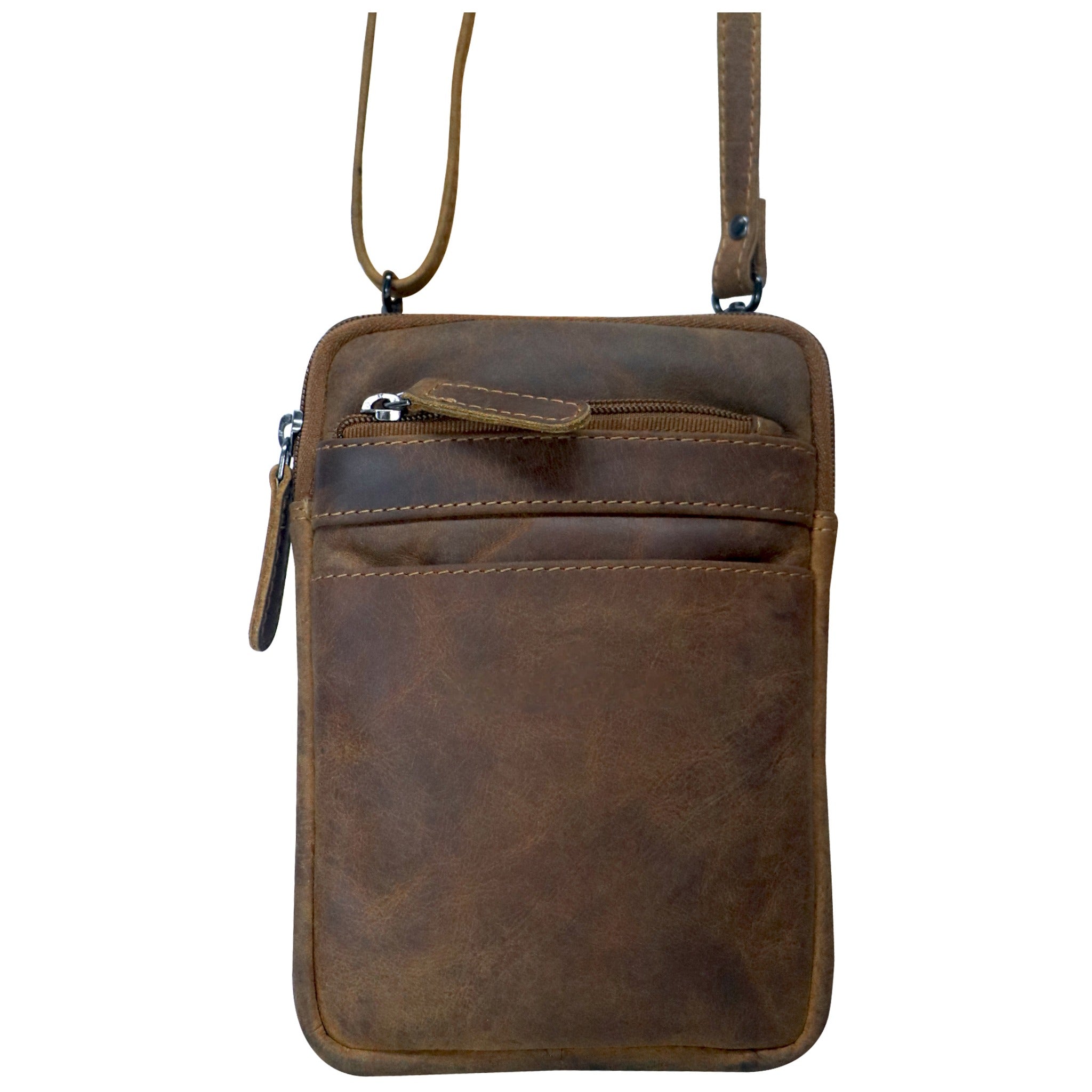 GWM2 ~ Hunter Leather Mini Crossbody Bag