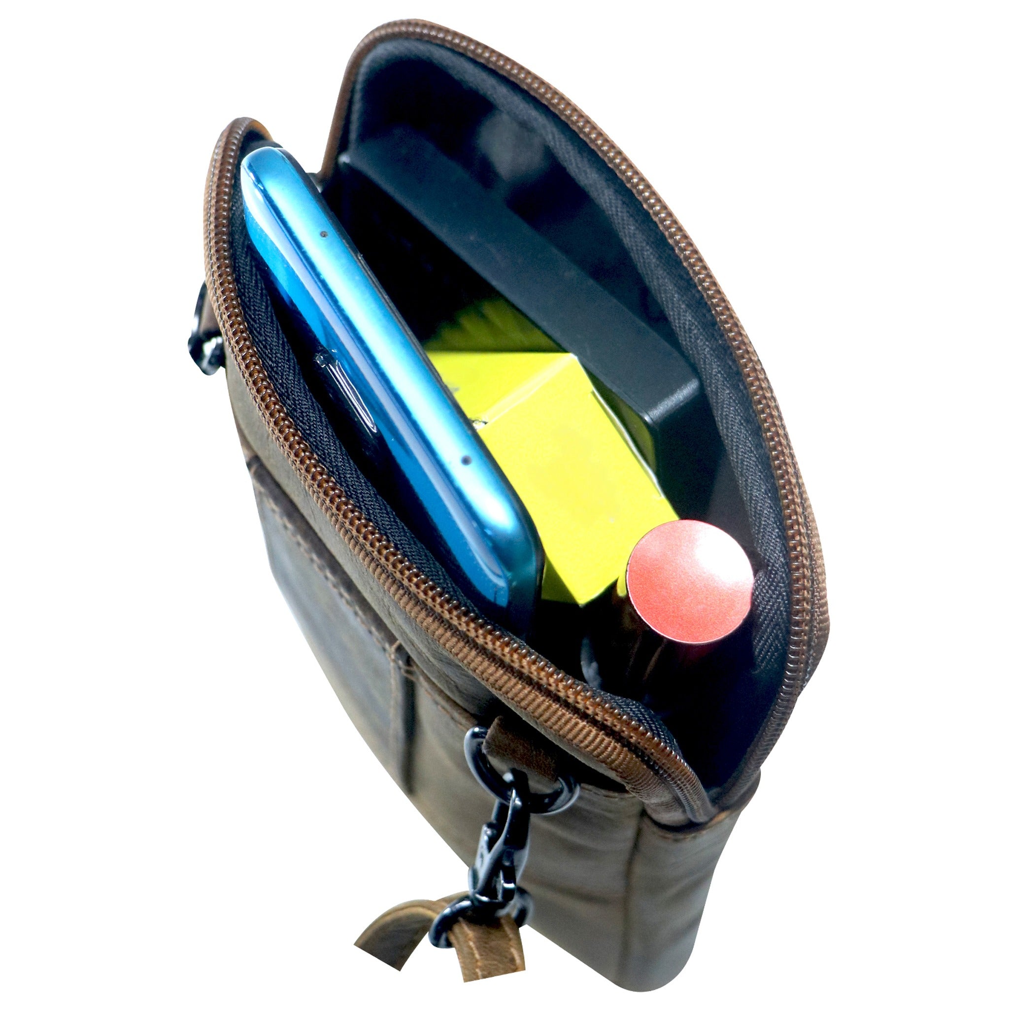 GWM2 ~ Hunter Leather Mini Crossbody Bag