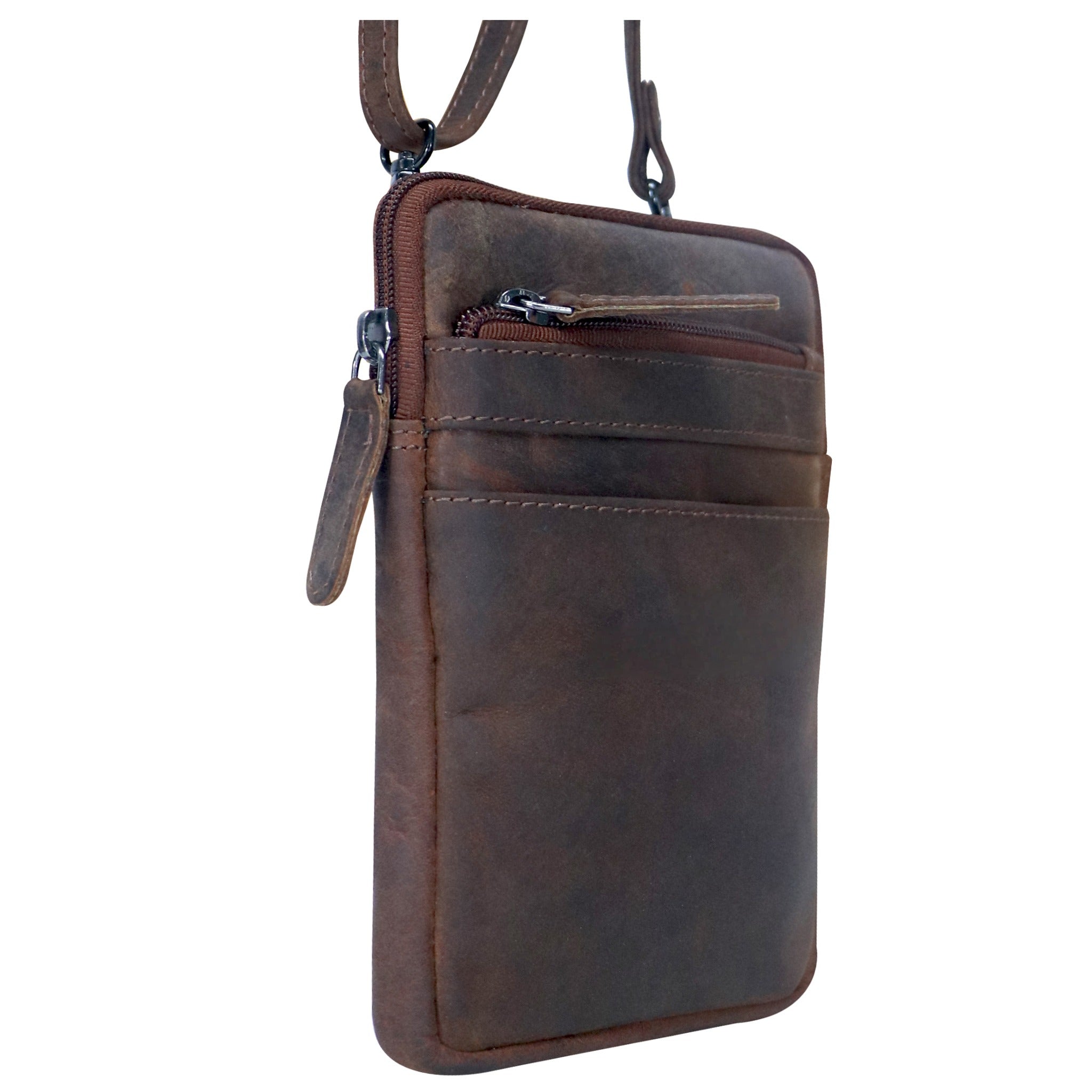 GWM2 ~ Hunter Leather Mini Crossbody Bag