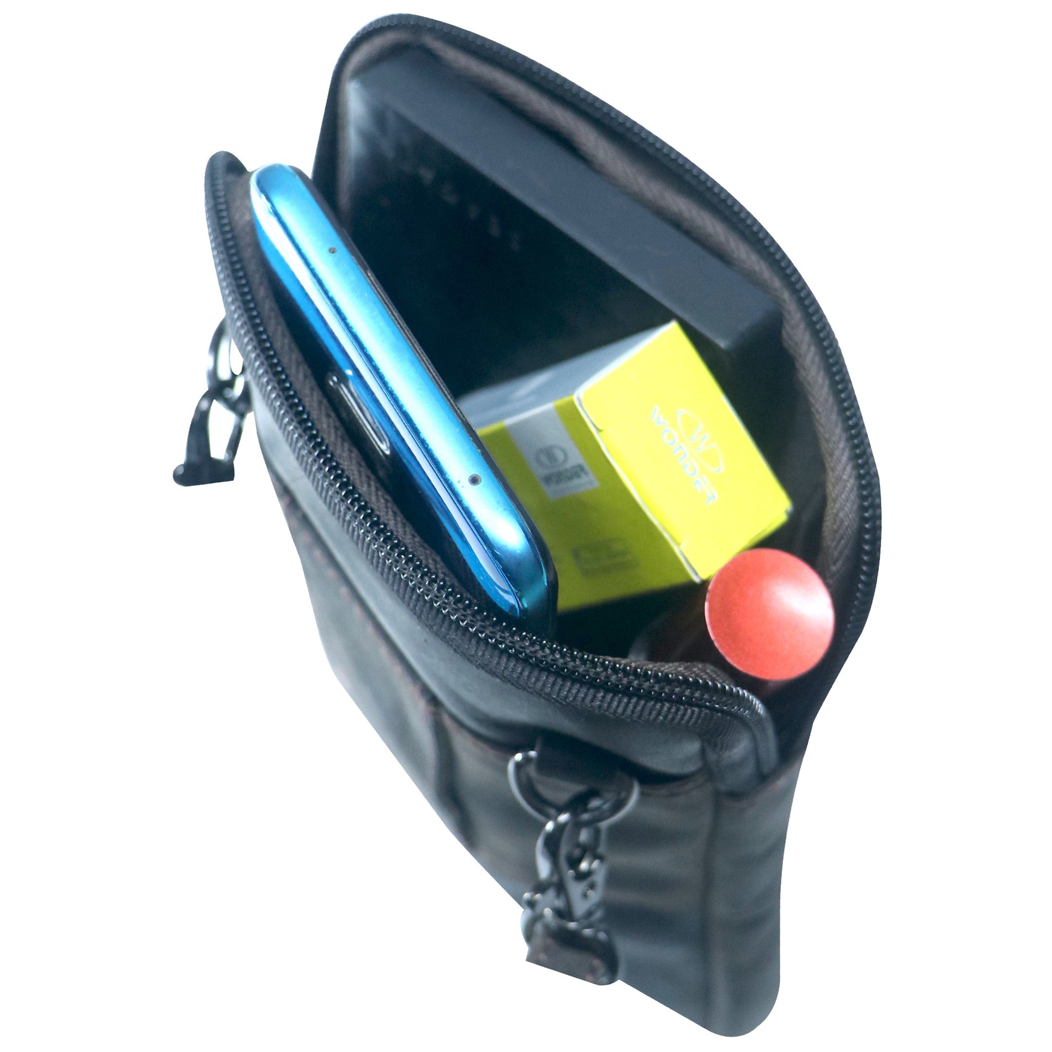 GWM2 ~ Hunter Leather Mini Crossbody Bag