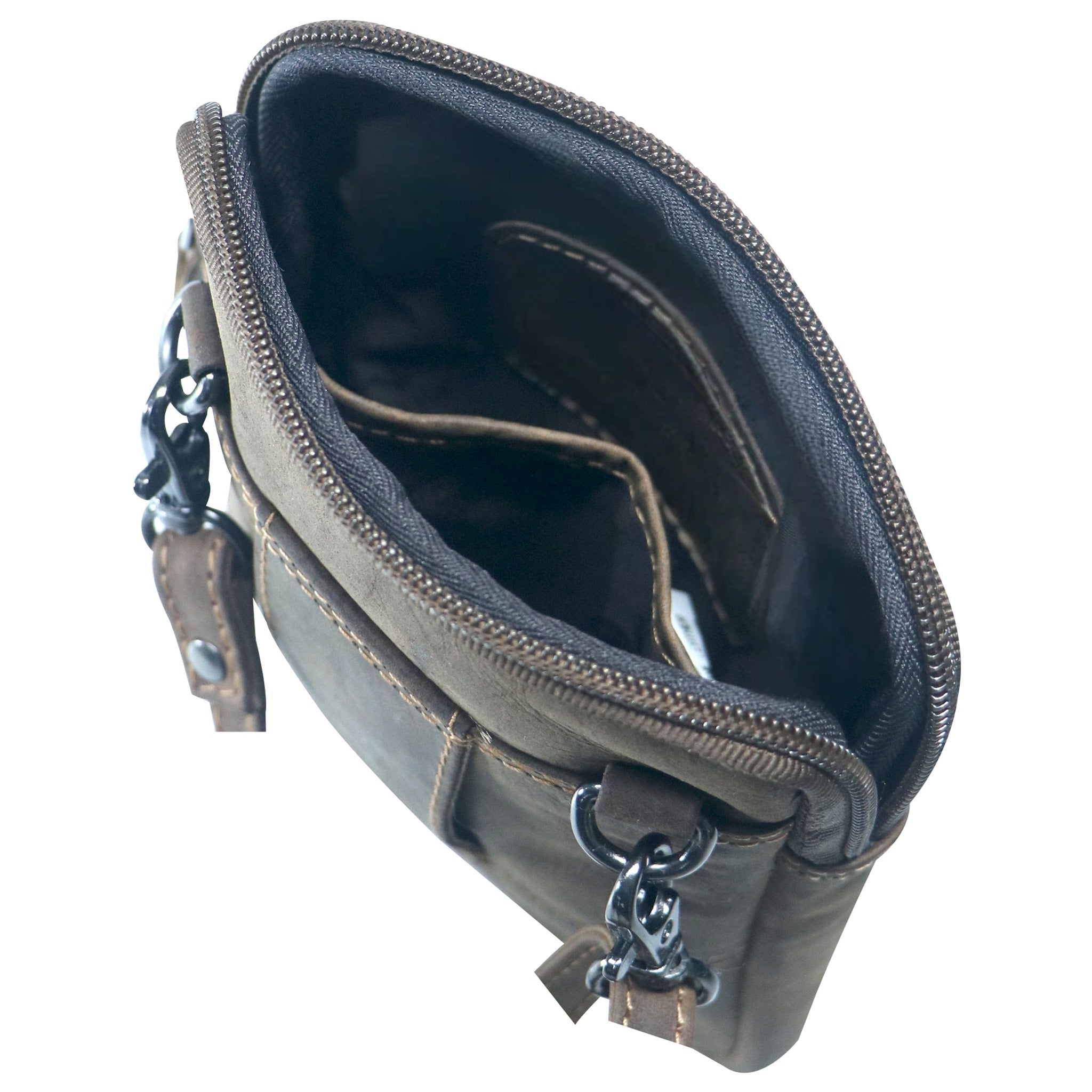 GWM2 ~ Hunter Leather Mini Crossbody Bag