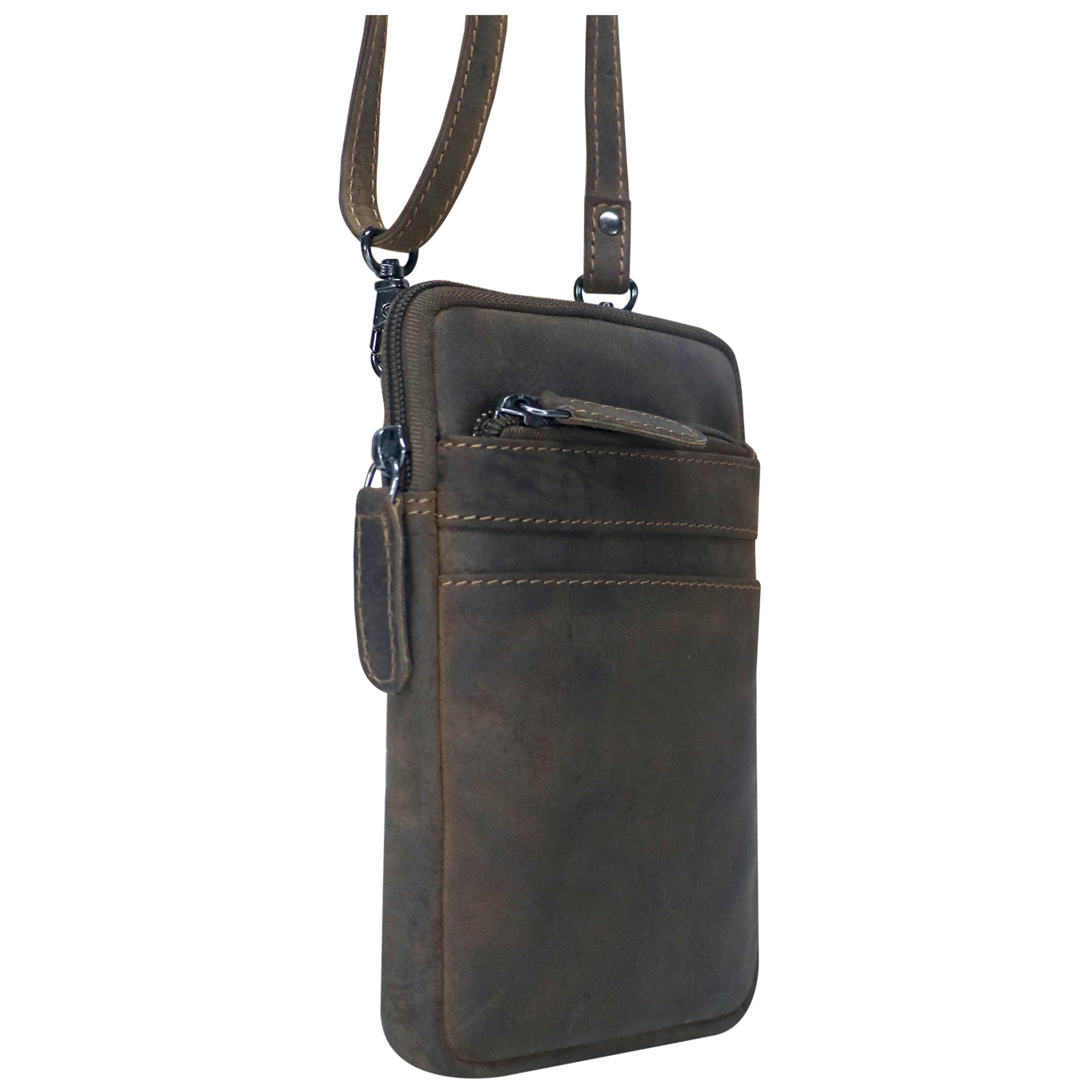GWM2 ~ Hunter Leather Mini Crossbody Bag