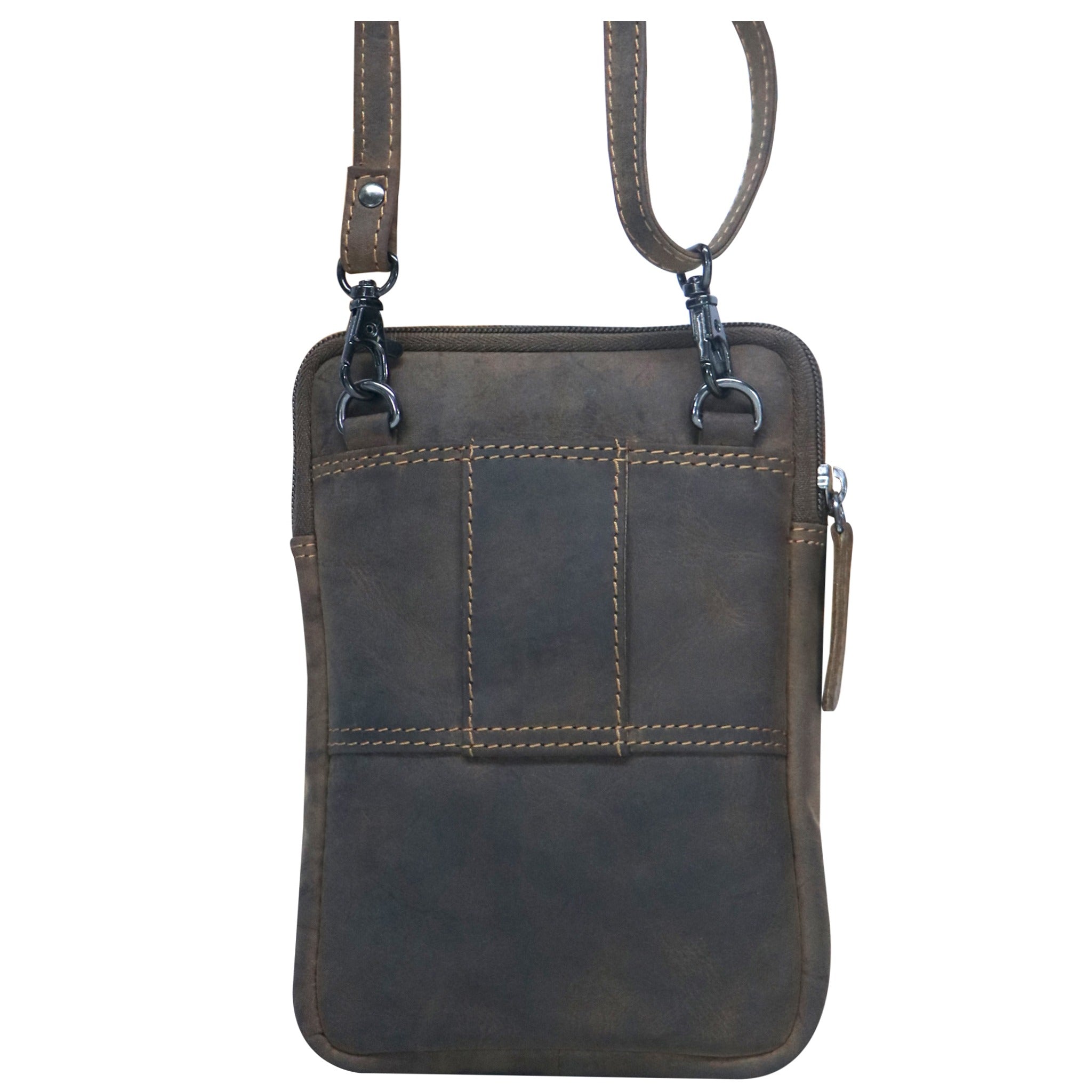 GWM2 ~ Hunter Leather Mini Crossbody Bag