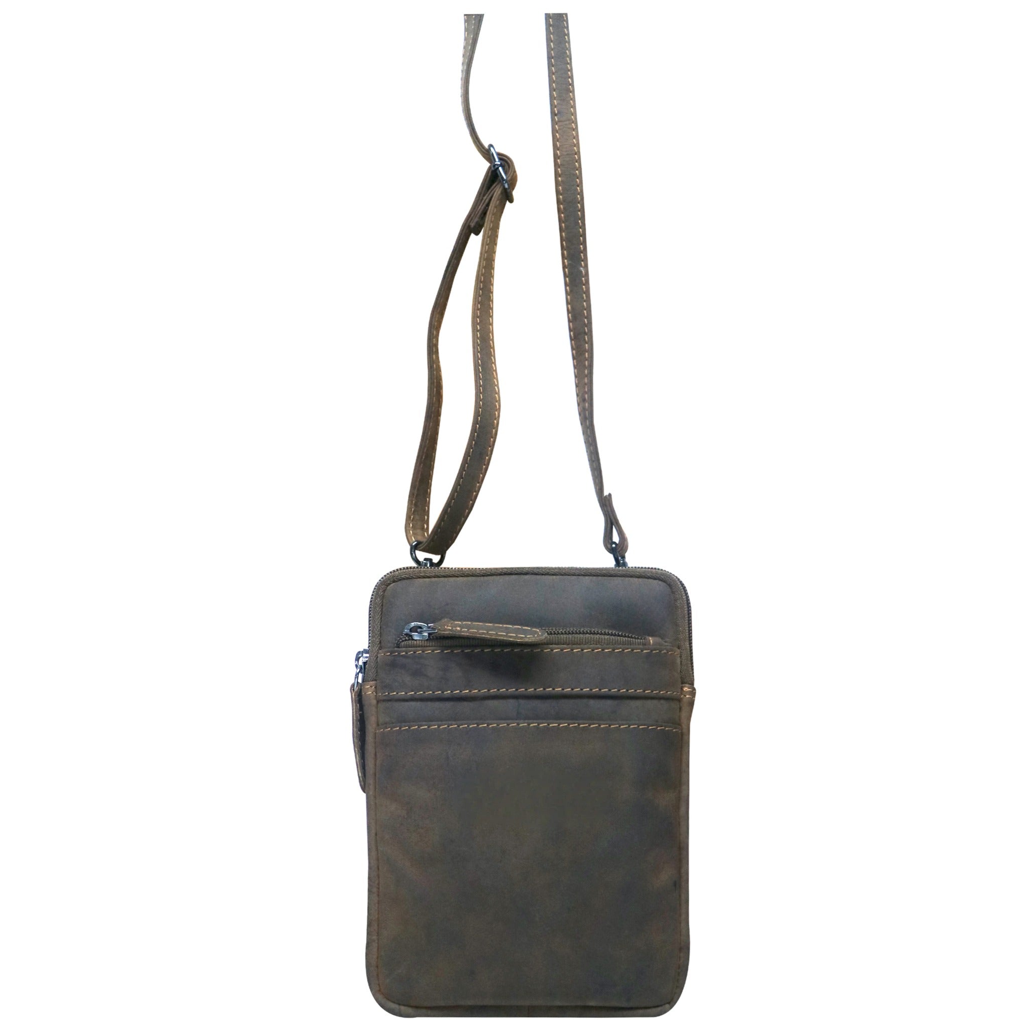 GWM2 ~ Hunter Leather Mini Crossbody Bag