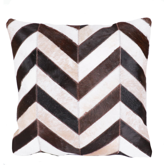 Hairon Leather Rhombus Cushion Cover