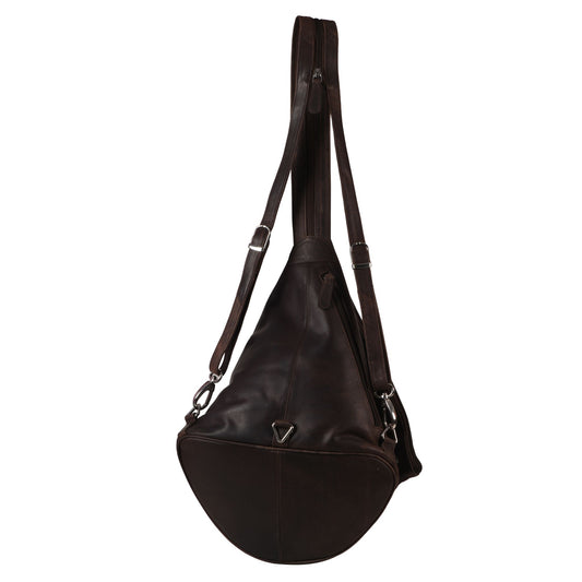 GOP982 ~ Oil Pull Up Leather Backpack