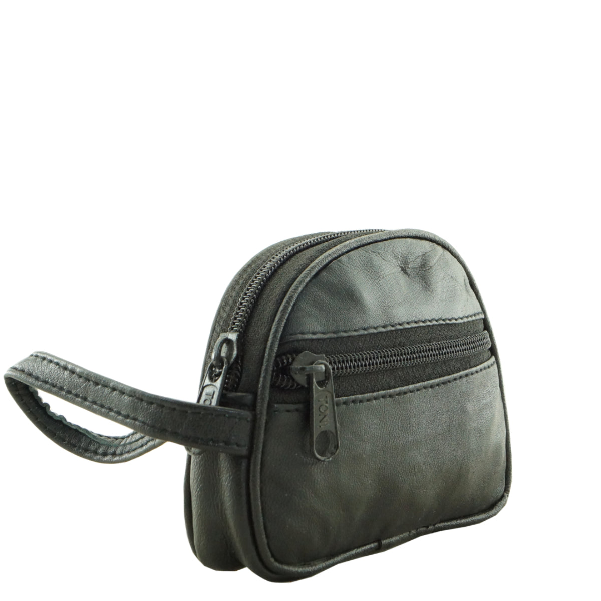 HCP01 |  Black Sheepskin Coin Pouch ash-cenzoni.myshopify.com