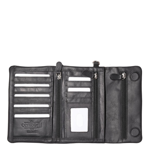 ZOPTF01(N) ~ Oil Pull-up Leather Ladies Wallets